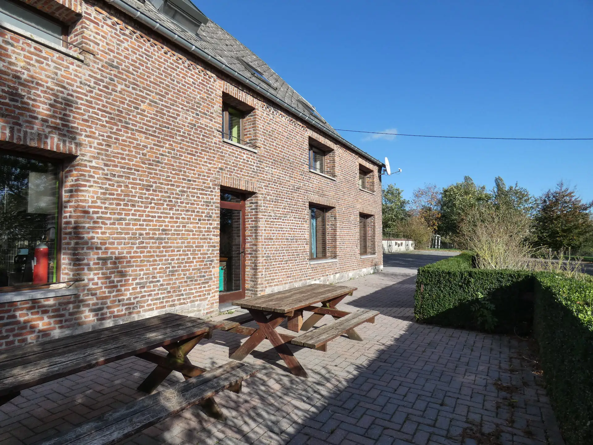 Façade du gîte avant